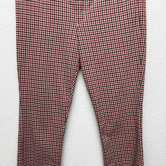 Hollister Gingham Ankle Pants Womens Medium Academia Office Career Workwear Chic - Picture 4 of 13